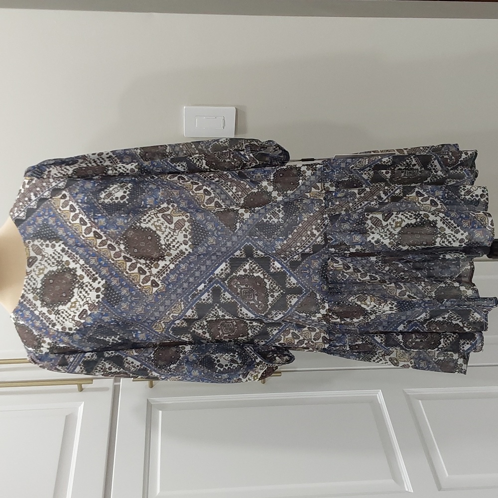 Calvin Klein Beautifully Printed Shift Dress NWT